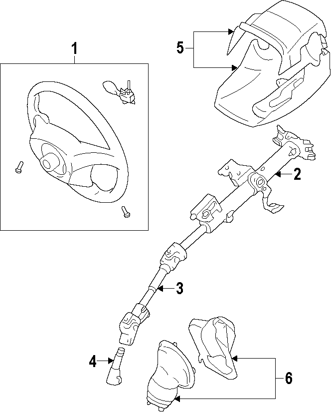 Diagram STEERING COLUMN. STEERING WHEEL. for your 1985 Toyota 4Runner   