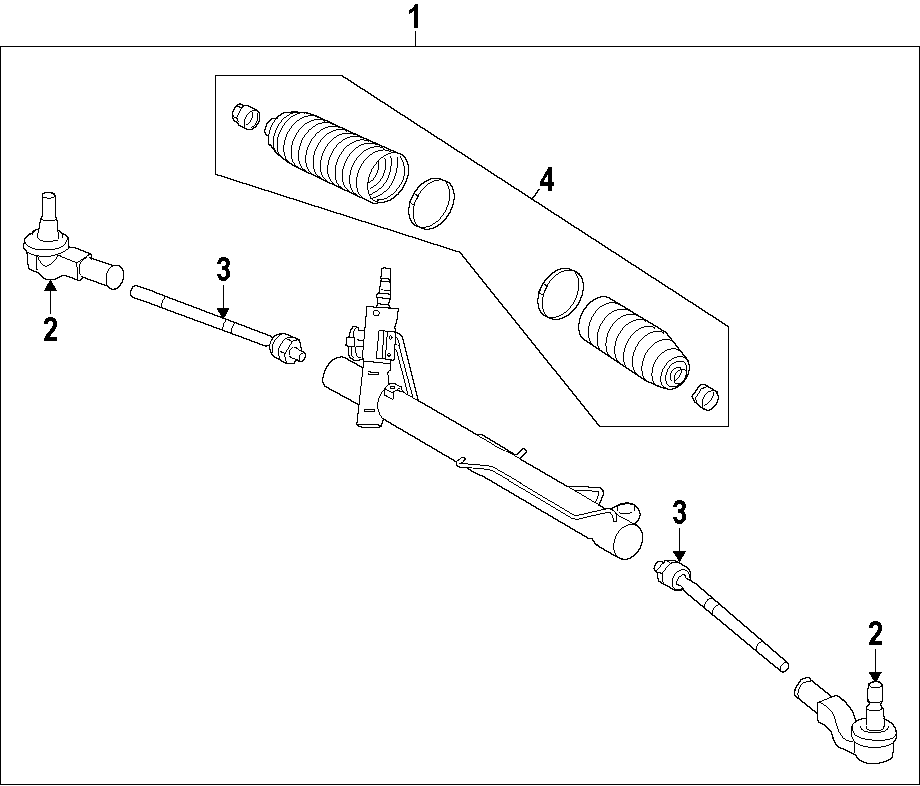 Diagram P/S PUMP & HOSES. STEERING GEAR & LINKAGE. for your 2011 Land Rover LR2   