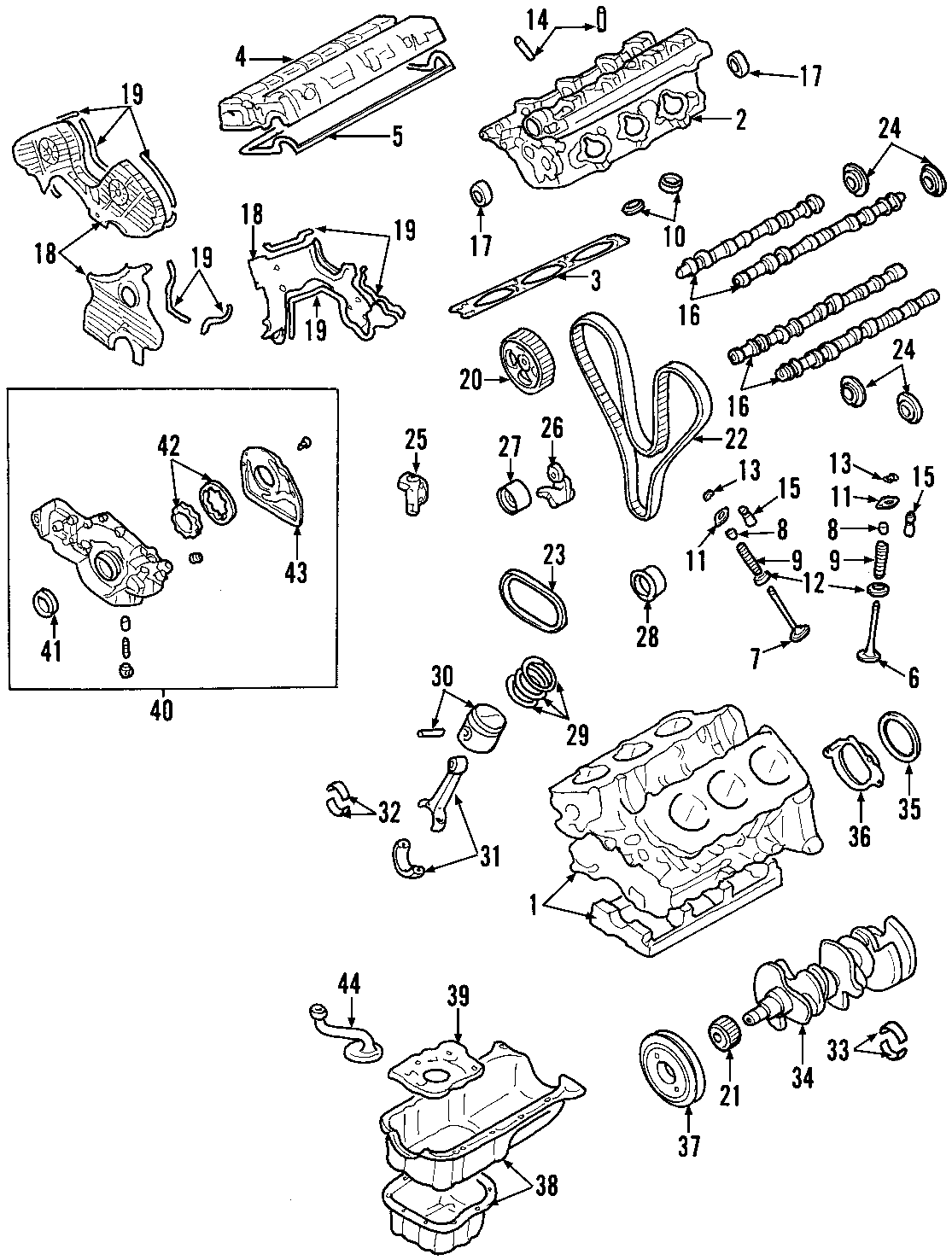 11CAMSHAFT & TIMING. CRANKSHAFT & BEARINGS. CYLINDER HEAD & VALVES. LUBRICATION. MOUNTS. PISTONS. RINGS & BEARINGS.https://images.simplepart.com/images/parts/motor/fullsize/F958050.png