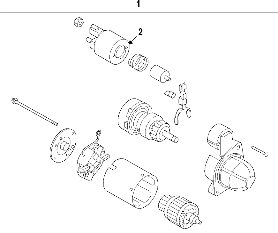 Diagram Starter. for your Kia Sorento  