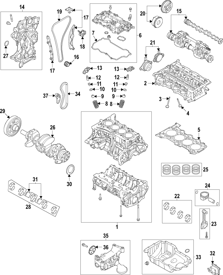 24Camshaft & timing. Crankshaft & bearings. Cylinder head & valves. Lubrication. Mounts. Pistons. Rings & bearings.https://images.simplepart.com/images/parts/motor/fullsize/F95G060.png