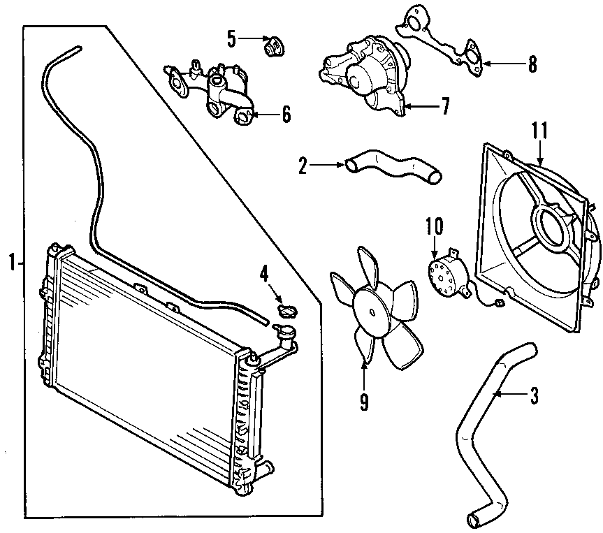 3COOLING SYSTEM. COOLING FAN. RADIATOR. WATER PUMP.https://images.simplepart.com/images/parts/motor/fullsize/F963030.png