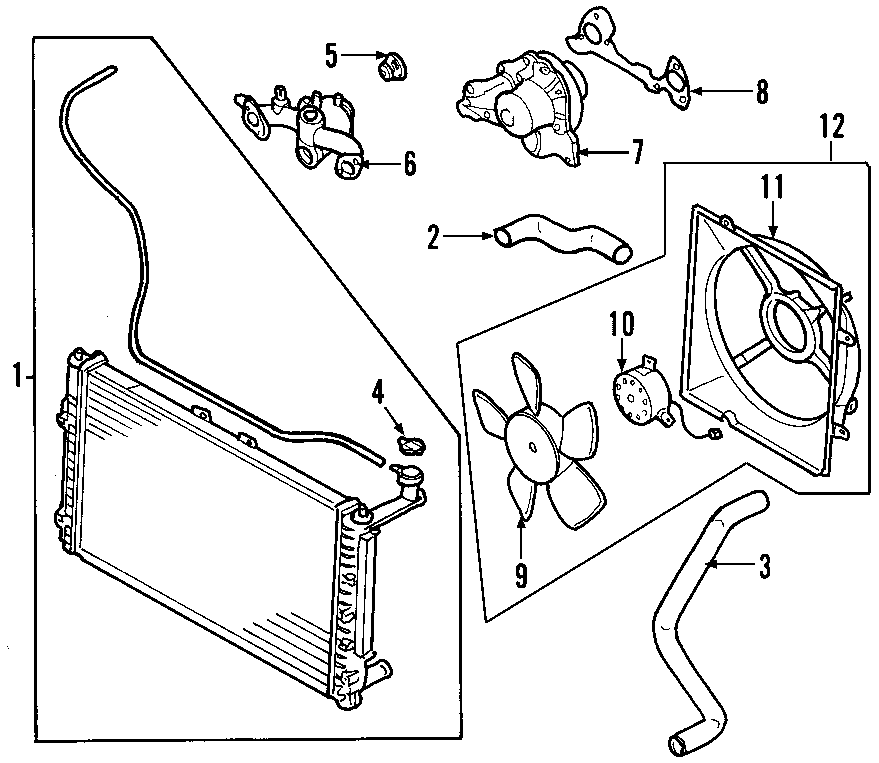 9COOLING SYSTEM. COOLING FAN. RADIATOR. WATER PUMP.https://images.simplepart.com/images/parts/motor/fullsize/F966030.png