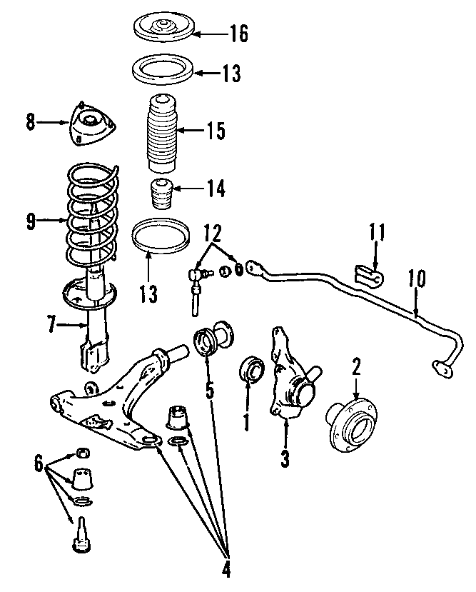 2FRONT SUSPENSION. LOWER CONTROL ARM. STABILIZER BAR. SUSPENSION COMPONENTS.https://images.simplepart.com/images/parts/motor/fullsize/F968060.png