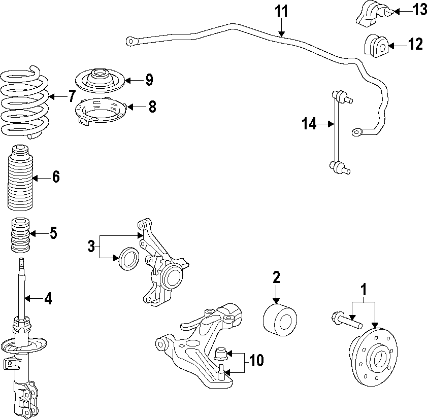 4FRONT SUSPENSION. LOWER CONTROL ARM. STABILIZER BAR. SUSPENSION COMPONENTS.https://images.simplepart.com/images/parts/motor/fullsize/F970050.png