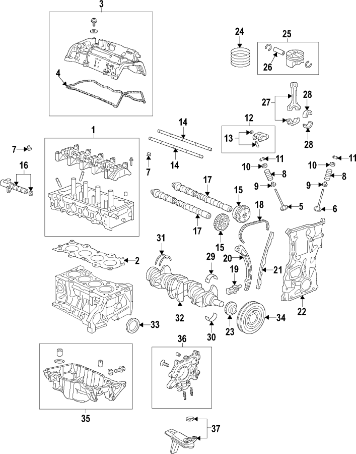 6CAMSHAFT & TIMING. CRANKSHAFT & BEARINGS. CYLINDER HEAD & VALVES. LUBRICATION. MOUNTS. PISTONS. RINGS & BEARINGS.https://images.simplepart.com/images/parts/motor/fullsize/F974050.png