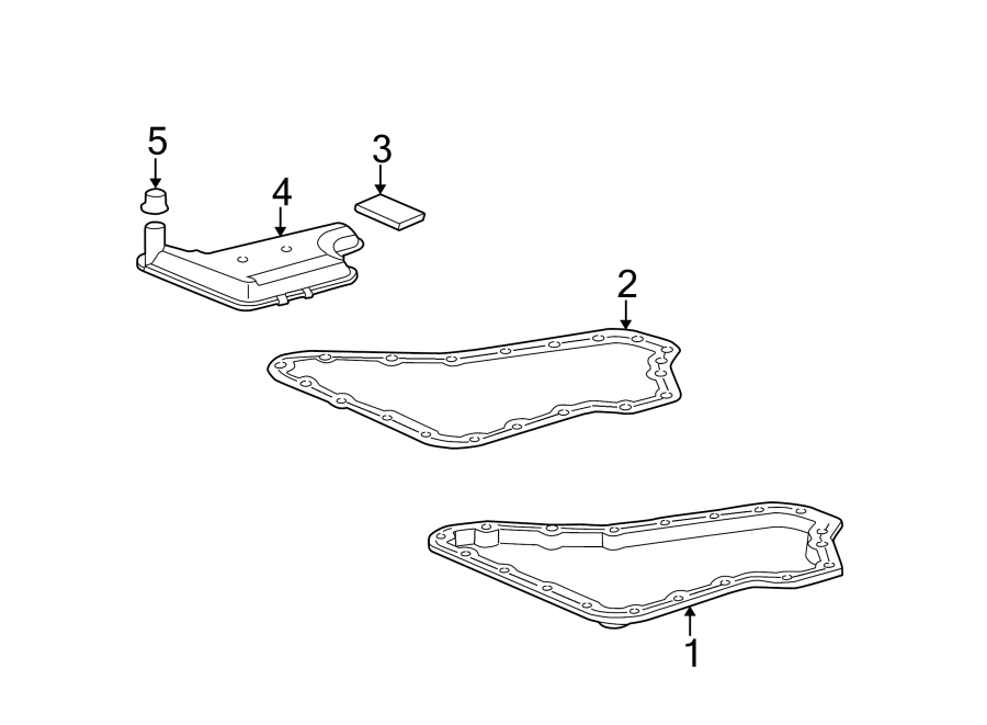 Diagram ENGINE / TRANSAXLE. TRANSAXLE PARTS. for your Pontiac