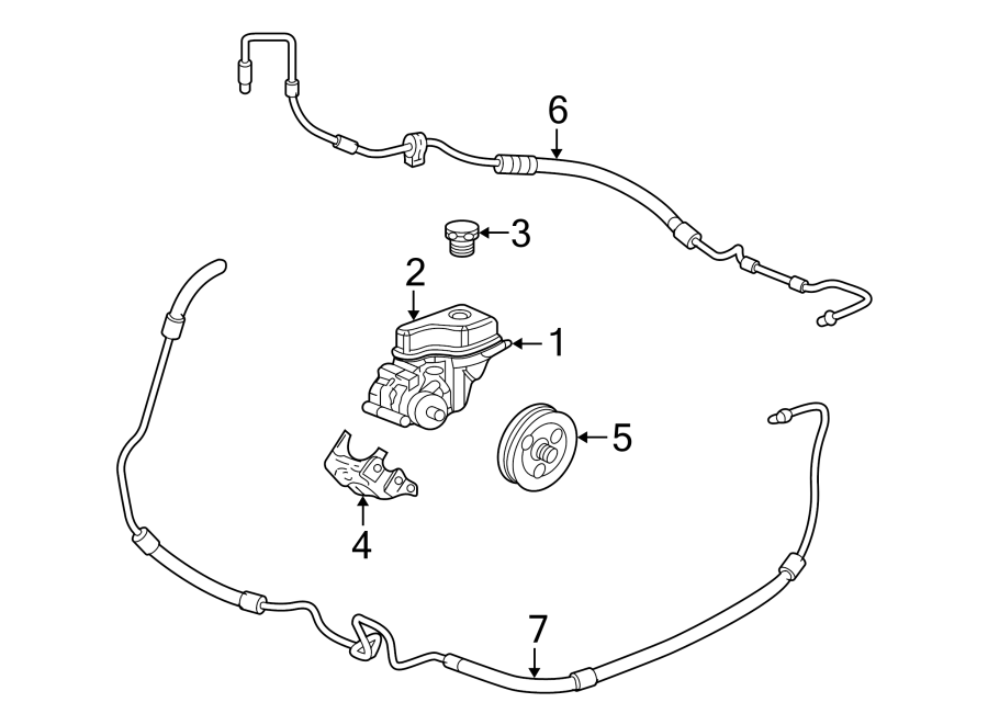 Diagram STEERING GEAR & LINKAGE. PUMP & HOSES. for your 1984 Chevrolet Celebrity Base Wagon 2.8L Chevrolet V6 A/T 