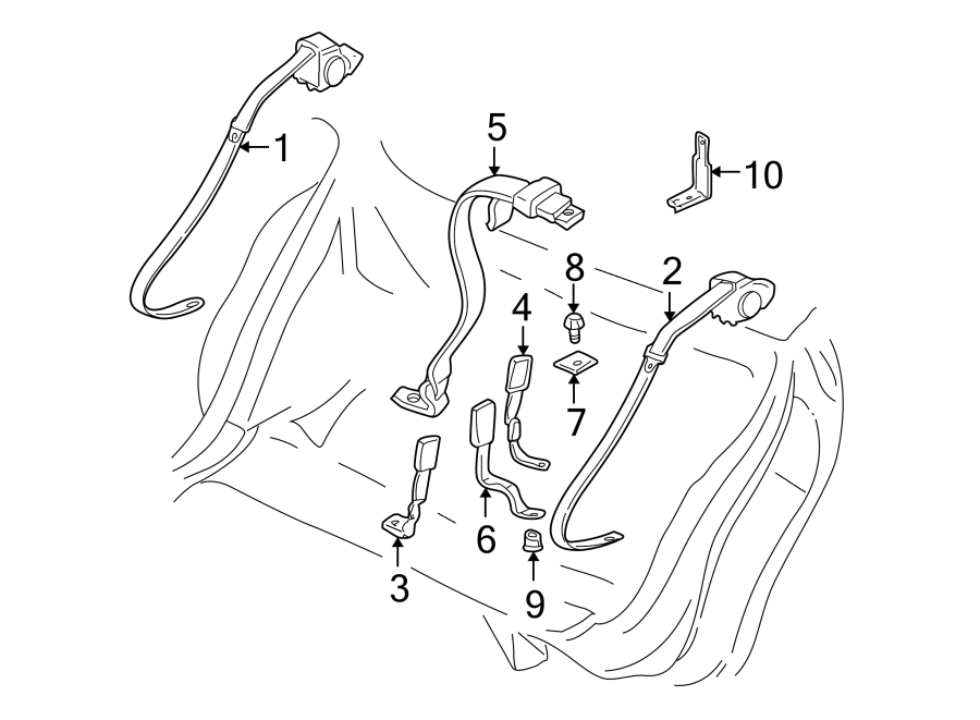 1RESTRAINT SYSTEMS. REAR SEAT BELTS.https://images.simplepart.com/images/parts/motor/fullsize/FA00285.png