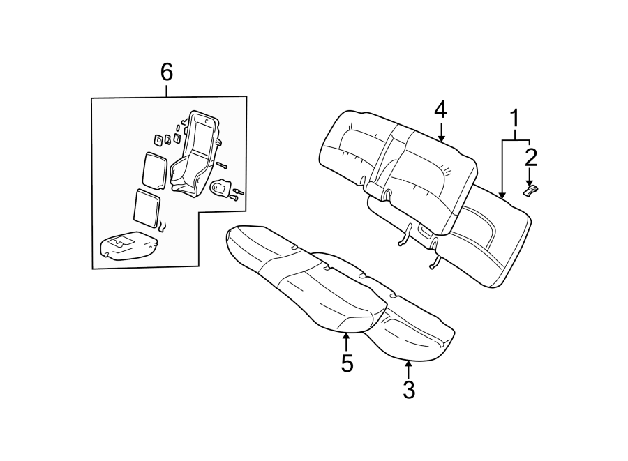 6SEATS & TRACKS. REAR SEAT COMPONENTS.https://images.simplepart.com/images/parts/motor/fullsize/FA00310.png