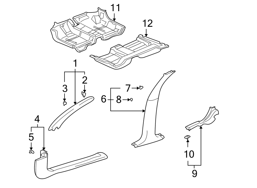 4PILLARS. ROCKER & FLOOR. INTERIOR TRIM.https://images.simplepart.com/images/parts/motor/fullsize/FA00355.png