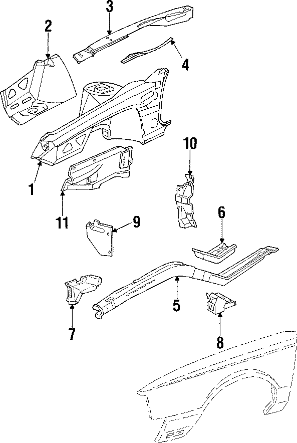 3FENDER. STRUCTURAL COMPONENTS & RAILS.https://images.simplepart.com/images/parts/motor/fullsize/FA87063.png