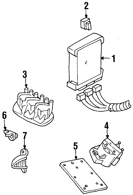 Diagram IGNITION SYSTEM. for your 2022 Chevrolet Spark 1.4L Ecotec CVT LT Hatchback 