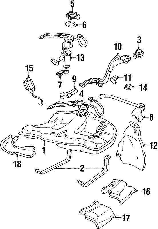 FUEL SYSTEM COMPONENTS. Diagram