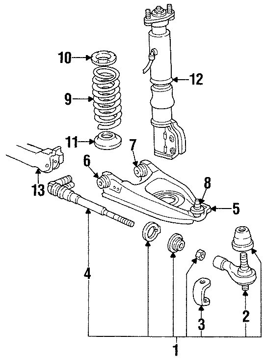 Diagram REAR SUSPENSION. SUSPENSION COMPONENTS. for your 2011 GMC Sierra 2500 HD 6.6L Duramax V8 DIESEL A/T 4WD SLT Crew Cab Pickup Fleetside 