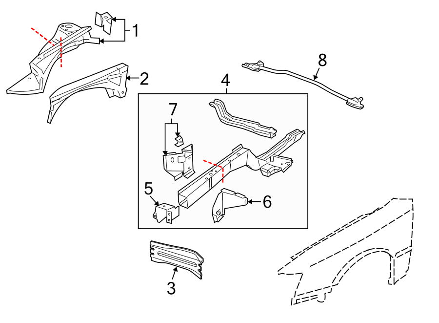 1FENDER. STRUCTURAL COMPONENTS & RAILS.https://images.simplepart.com/images/parts/motor/fullsize/FB04080.png