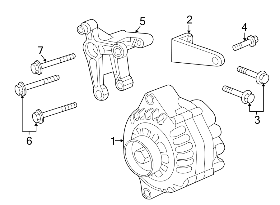 Diagram ALTERNATOR. for your Chevrolet