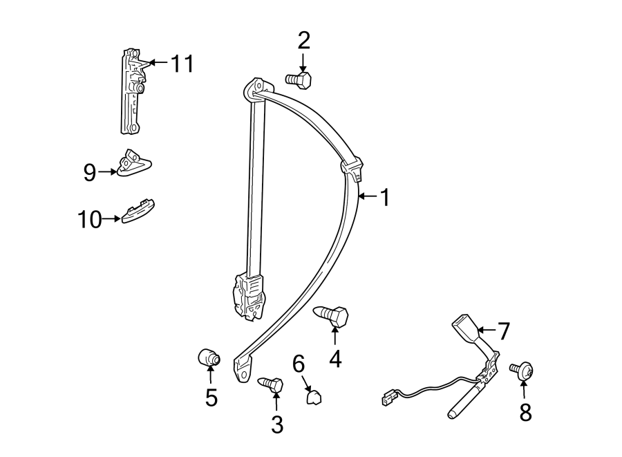 10RESTRAINT SYSTEMS. FRONT SEAT BELTS.https://images.simplepart.com/images/parts/motor/fullsize/FB04275.png