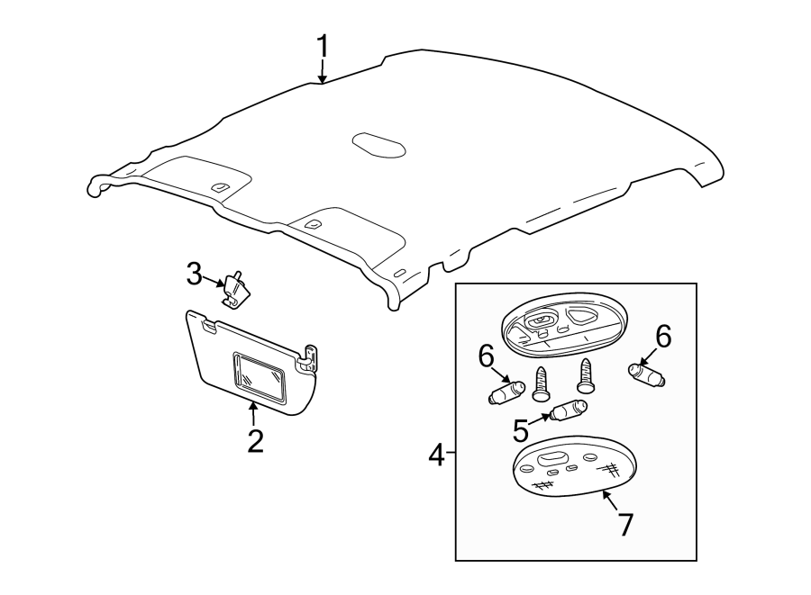 5ROOF. INTERIOR TRIM.https://images.simplepart.com/images/parts/motor/fullsize/FB04305.png