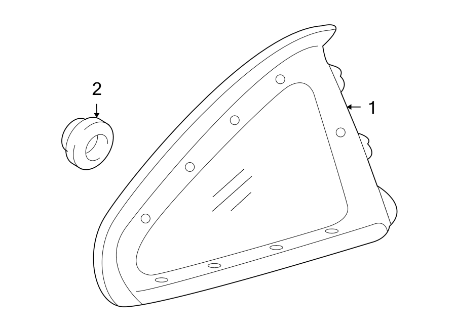 Diagram QUARTER PANEL. GLASS. for your 2020 Chevrolet Spark   