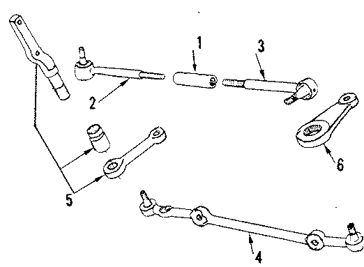 Diagram P/S PUMP & HOSES. STEERING GEAR & LINKAGE. for your 1996 Ford