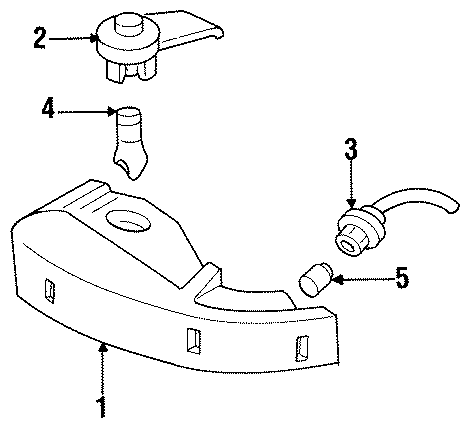 Diagram FRONT LAMPS. PARK LAMPS. for your 2007 GMC Sierra 1500 Classic SL Crew Cab Pickup Fleetside 5.3L Vortec V8 FLEX M/T 4WD 