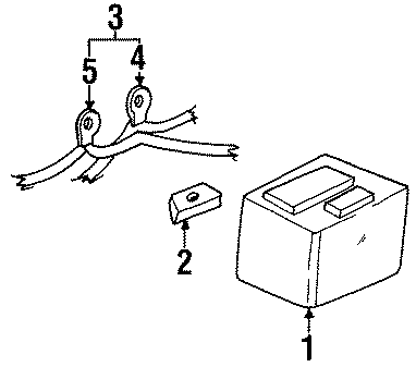 Diagram BATTERY. for your 2006 GMC Sierra 3500 6.0L Vortec V8 M/T 4WD SLT Extended Cab Pickup Fleetside 