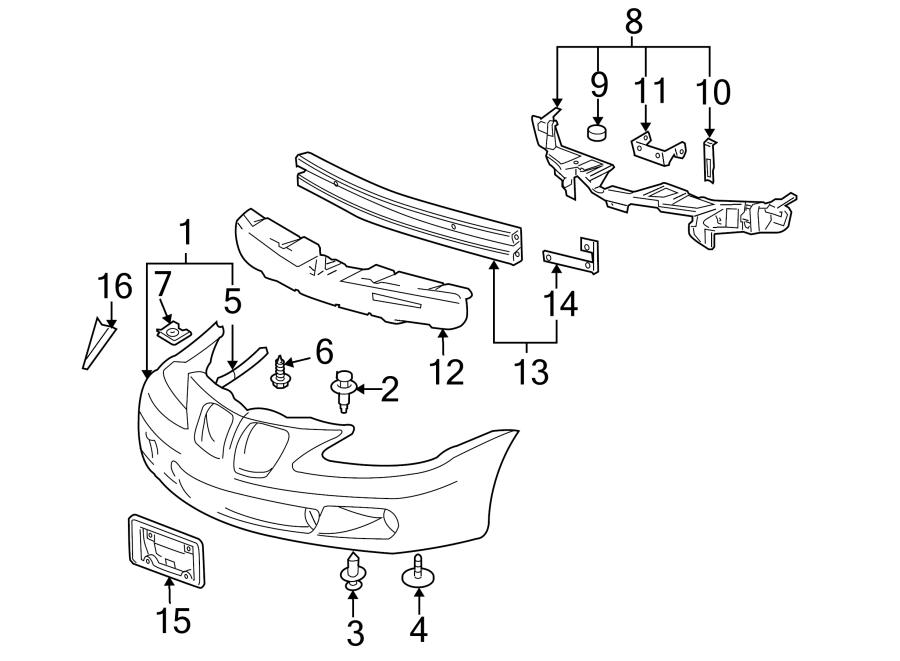 9FRONT BUMPER. BUMPER & COMPONENTS.https://images.simplepart.com/images/parts/motor/fullsize/FD04010.png