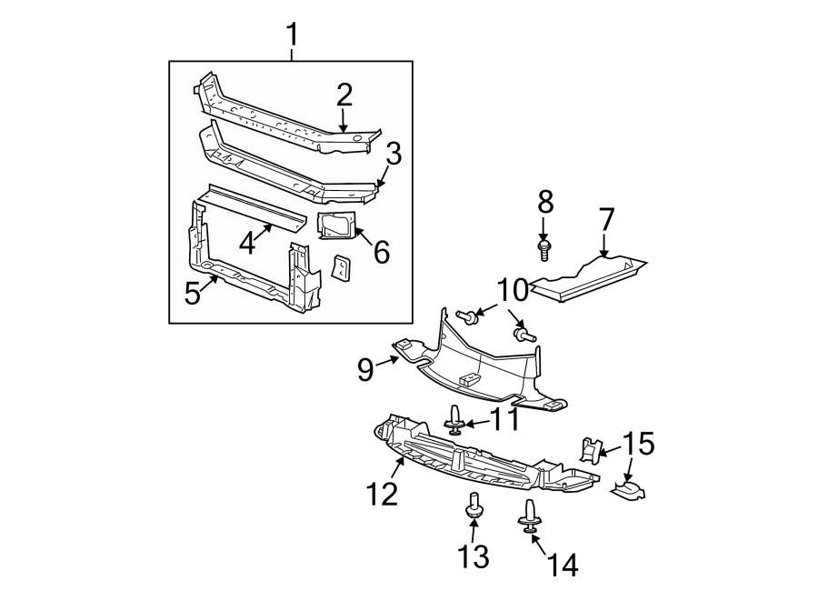 13RADIATOR SUPPORT.https://images.simplepart.com/images/parts/motor/fullsize/FD04030.png