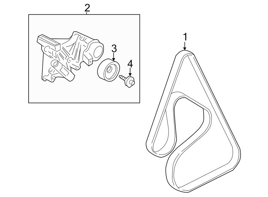 Diagram BELTS & PULLEYS. for your 2017 Chevrolet Camaro  SS Convertible 