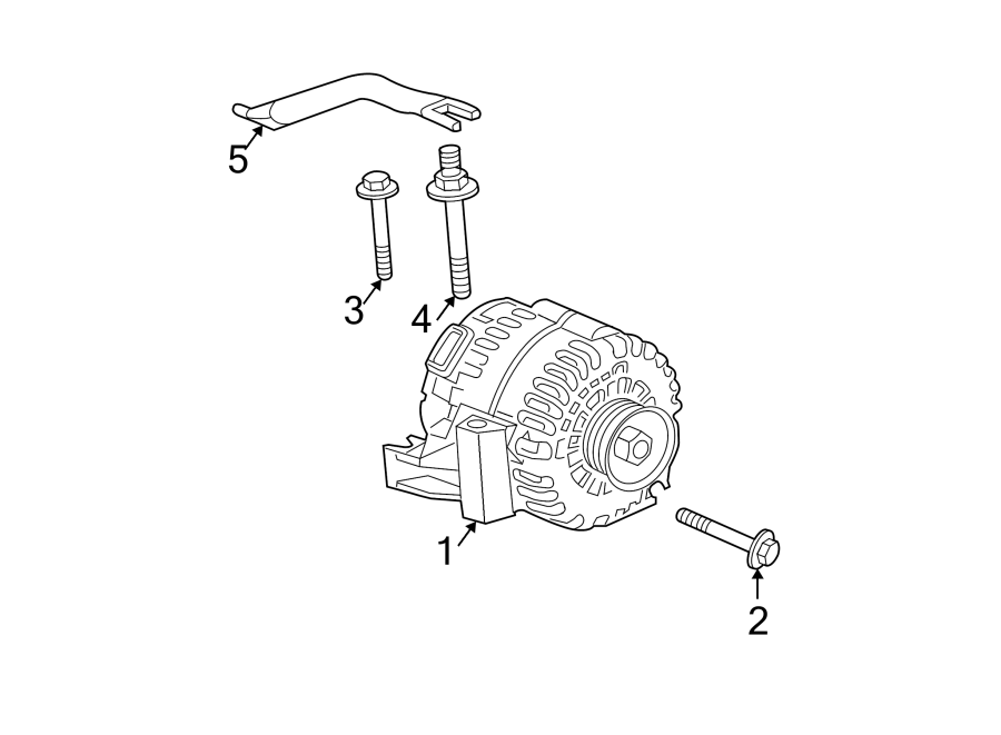 Diagram ALTERNATOR. for your 2005 Chevrolet Silverado 1500 Z71 Off-Road Standard Cab Pickup Stepside 6.0L Vortec V8 A/T 4WD 