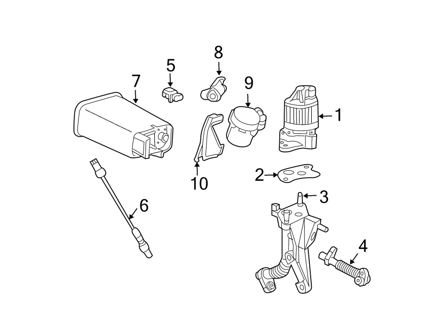 5EMISSION SYSTEM. EMISSION COMPONENTS.https://images.simplepart.com/images/parts/motor/fullsize/FD04190.png