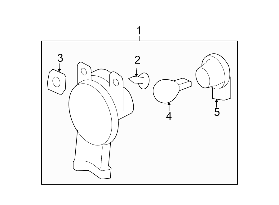 Diagram FRONT LAMPS. PARK & SIGNAL LAMPS. for your 2008 Chevrolet Trailblazer   