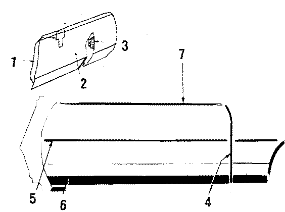 Full size assembly image of DOOR ASSEMBLY. (1/1)