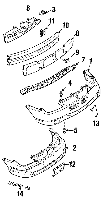 3FRONT BUMPER. BUMPER & COMPONENTS.https://images.simplepart.com/images/parts/motor/fullsize/FD97010.png