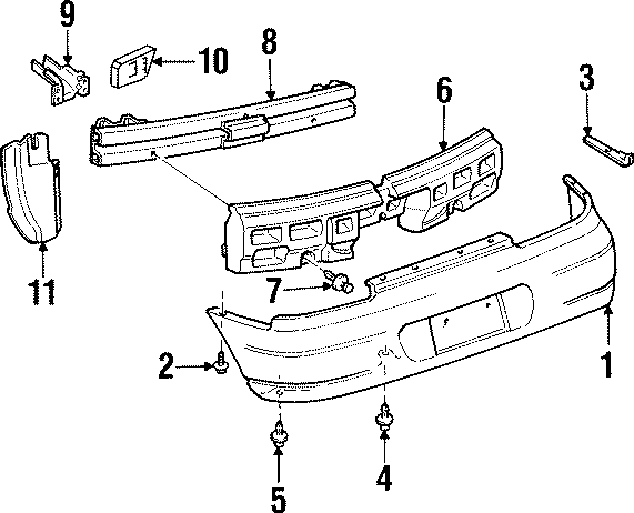 10REAR BUMPER. BUMPER & COMPONENTS.https://images.simplepart.com/images/parts/motor/fullsize/FD97015.png