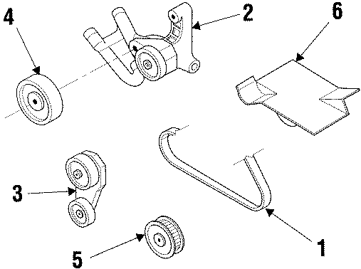 Diagram BELTS & PULLEYS. for your 2015 GMC Sierra 2500 HD 6.6L Duramax V8 DIESEL A/T 4WD SLE Extended Cab Pickup Fleetside 