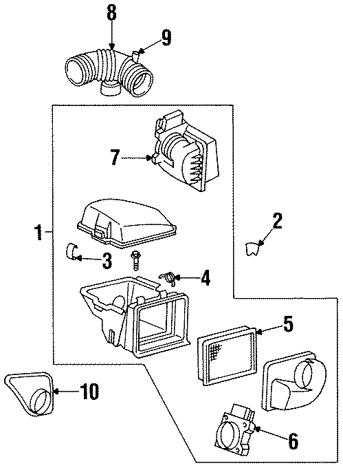 10ENGINE / TRANSAXLE. AIR INTAKE.https://images.simplepart.com/images/parts/motor/fullsize/FD97250.png