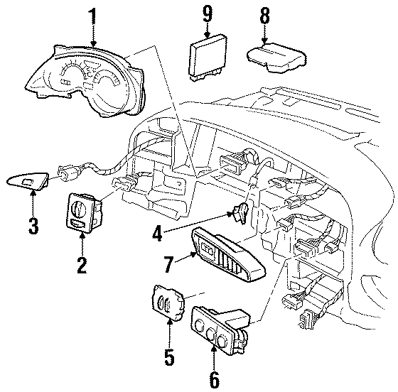 9INSTRUMENT PANEL. CLUSTER & SWITCHES.https://images.simplepart.com/images/parts/motor/fullsize/FD97540.png