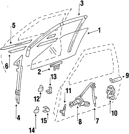 2FRONT DOOR. GLASS & HARDWARE.https://images.simplepart.com/images/parts/motor/fullsize/FE0115.png