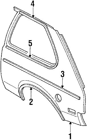 QUARTER PANEL. Diagram