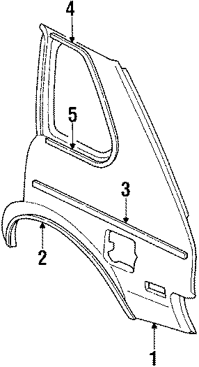 QUARTER PANEL. Diagram