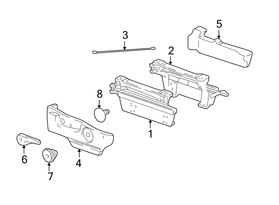 Diagram SEATS & TRACKS. TRACKS & COMPONENTS. for your 2018 Chevrolet Camaro  SS Convertible 