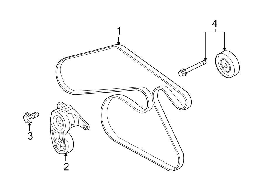 Diagram BELTS & PULLEYS. for your 2011 Buick Regal   