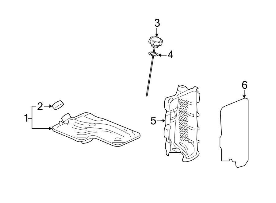 Diagram ENGINE / TRANSAXLE. TRANSAXLE PARTS. for your 2012 GMC Sierra 2500 HD 6.0L Vortec V8 FLEX A/T RWD SLE Extended Cab Pickup Fleetside 