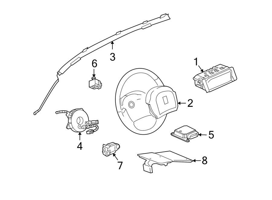 Pontiac Torrent Curtain Air Bag - 22734797 | McElveen Buick GMC ...