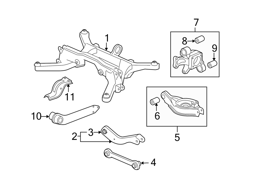 10Rear suspension. Suspension components.https://images.simplepart.com/images/parts/motor/fullsize/FJ06485.png