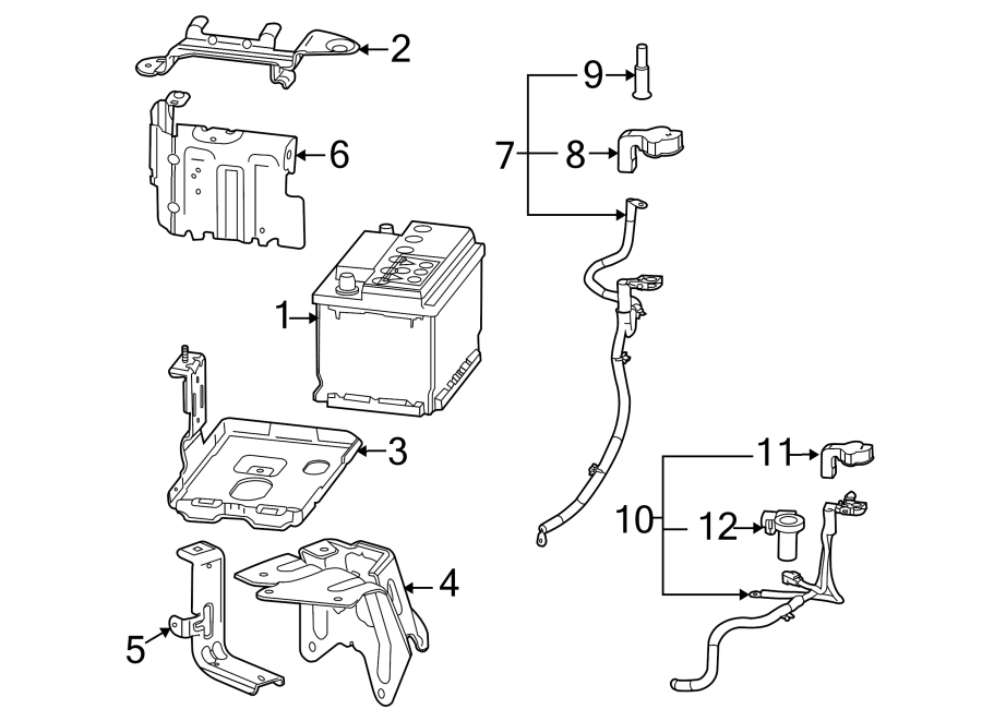 Diagram BATTERY. for your 2005 Chevrolet Avalanche 1500   