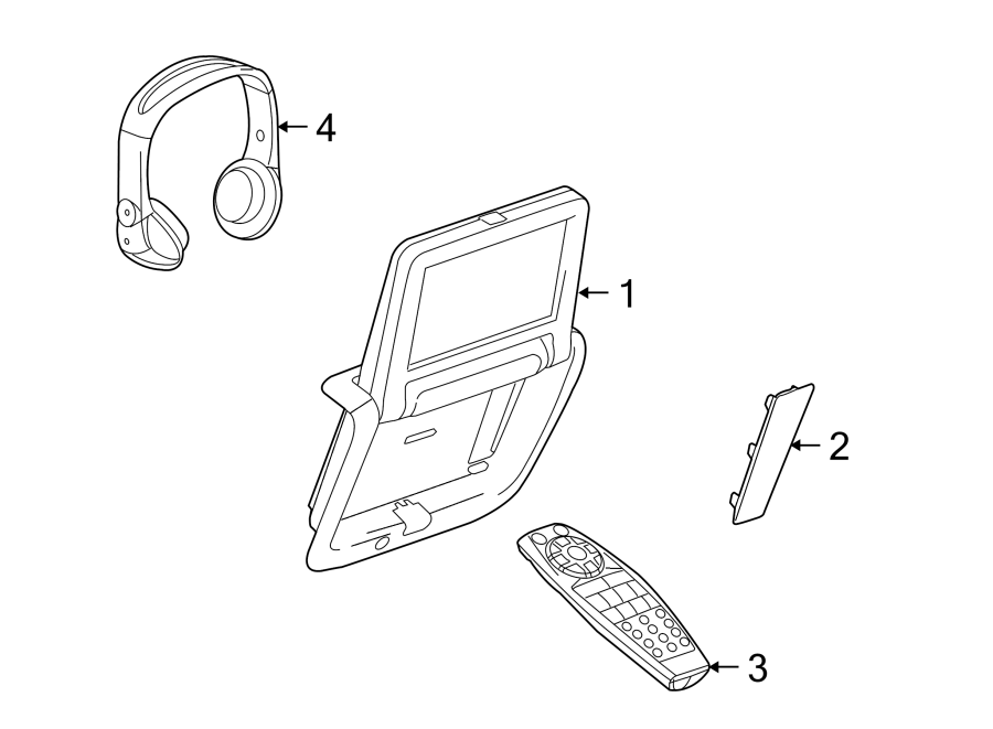 ENTERTAINMENT SYSTEM COMPONENTS.