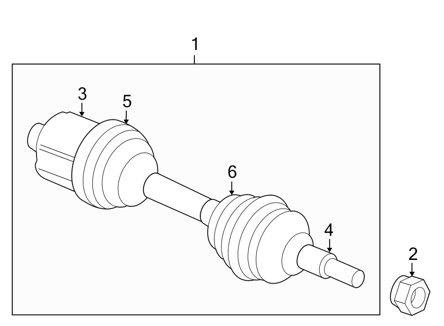 Diagram FRONT SUSPENSION. DRIVE AXLES. for your 2021 Chevrolet Camaro   